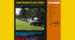 Desktop Screenshot of landcruiser-club.ch